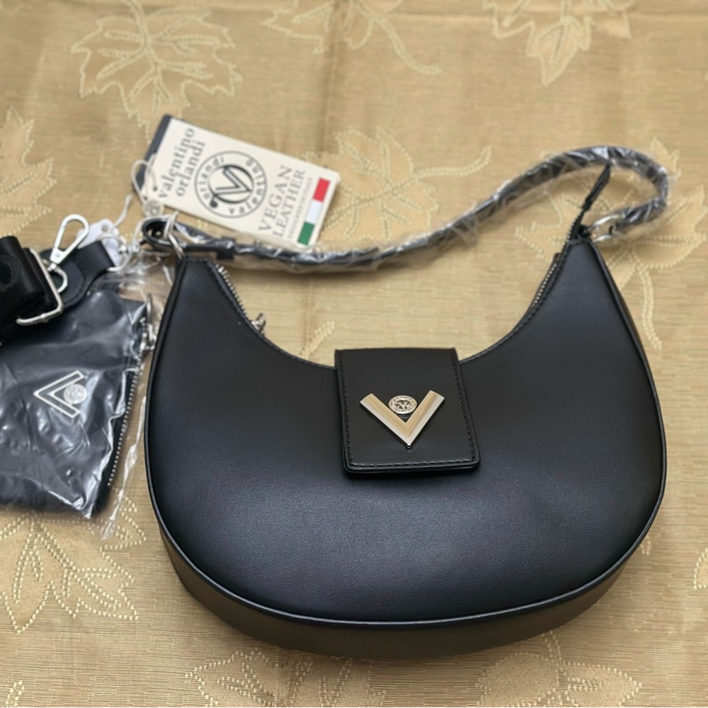 Valentino Orlandi Black Shoulder Bag
